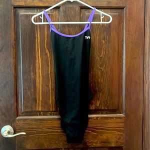 TYR brand black one piece